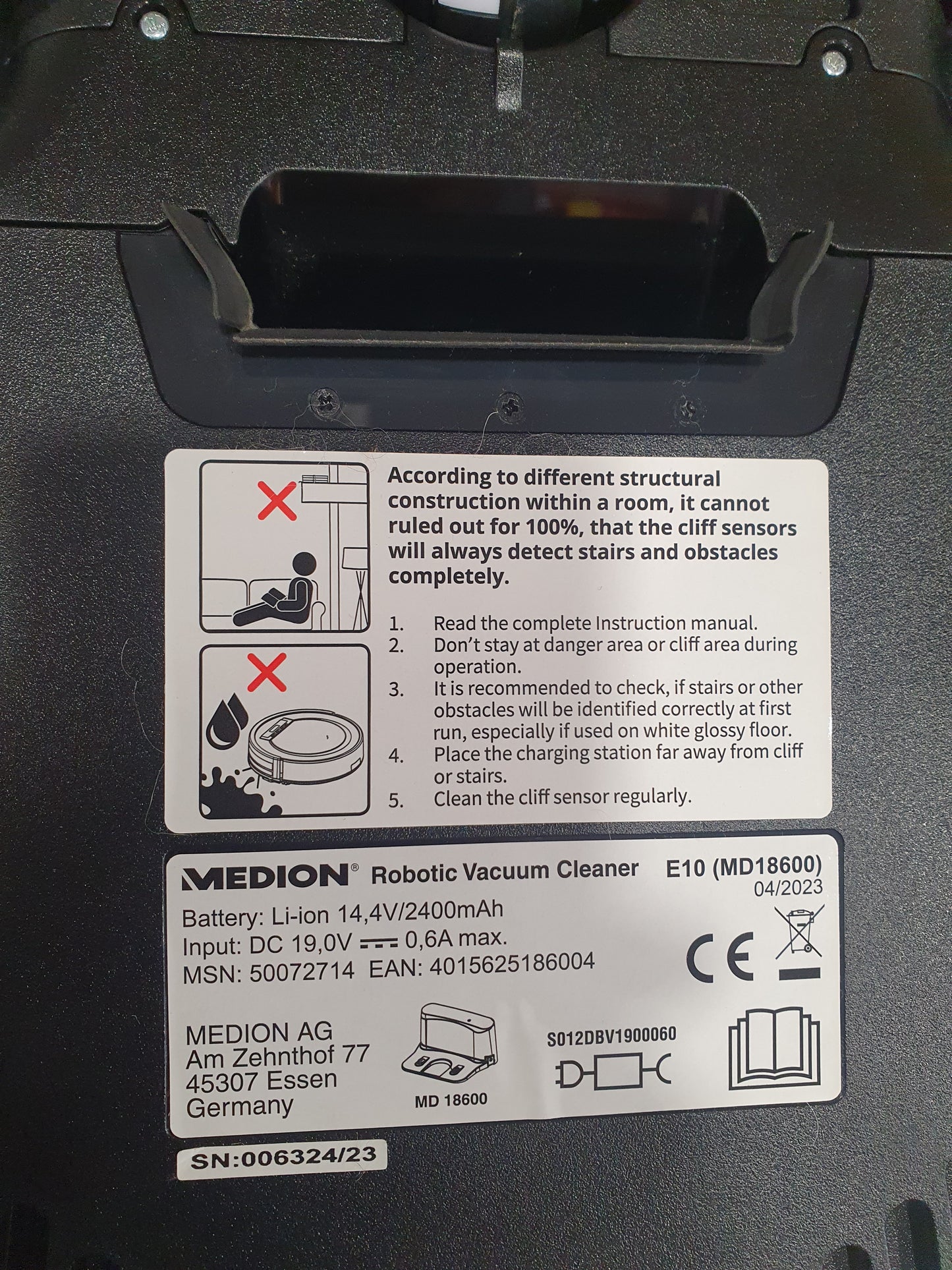 Aspirador Robot MD 18600 - Medion