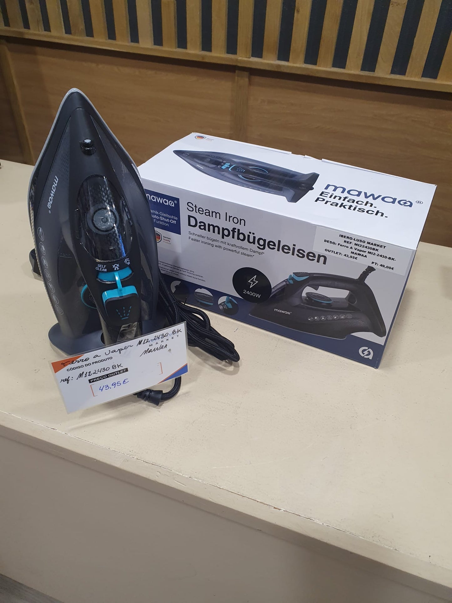 Ferro A Vapor MI2-2430-BK/2400W- MAWAA