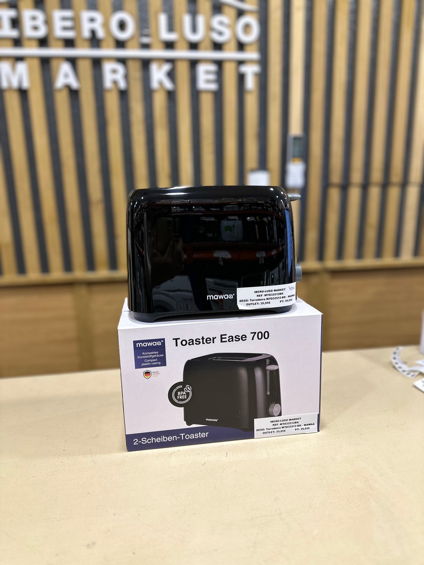 Torradeira MTO32512-BK/700W - MAWAA