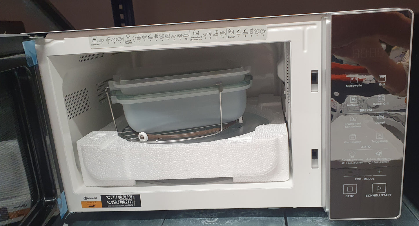 Micro-ondas 900W 25L MW 254 SM Grill - Bauknecht