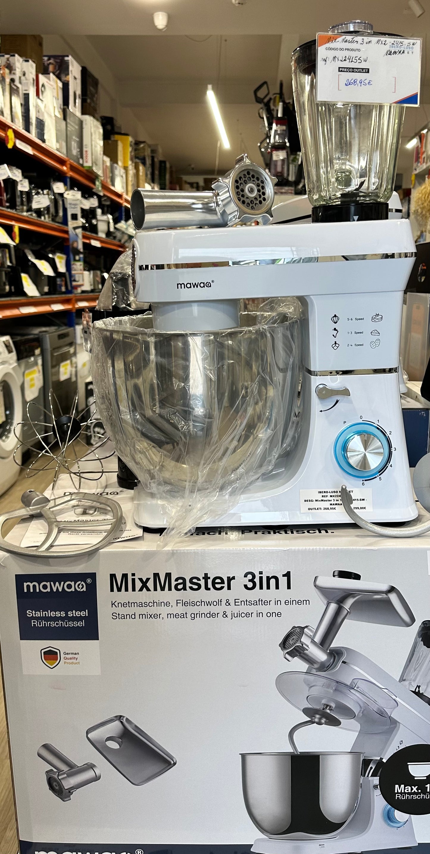 MixMaster 3 in 1 MX2-2415-SW /1400W- MAWAA