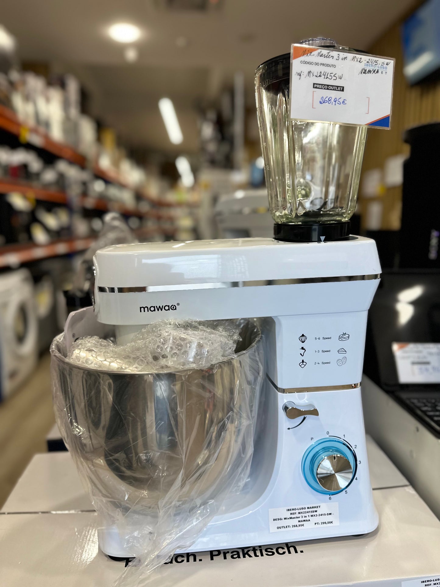 MixMaster 3 in 1 MX2-2415-SW /1400W- MAWAA