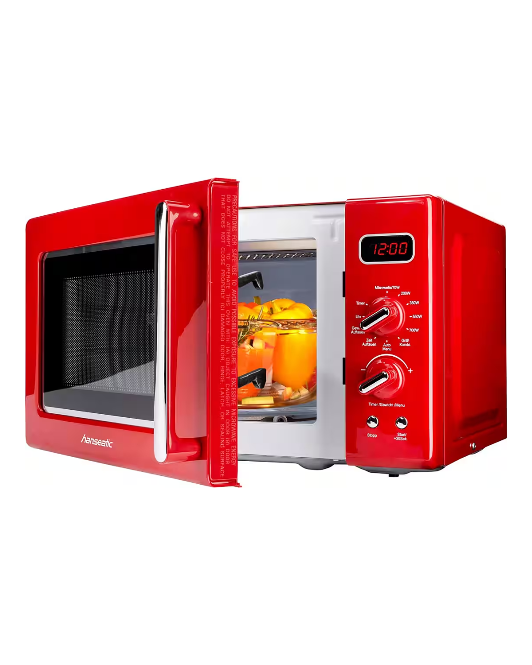 Micro-Ondas - Hanseatic AG720CE6-PM VERMELHO