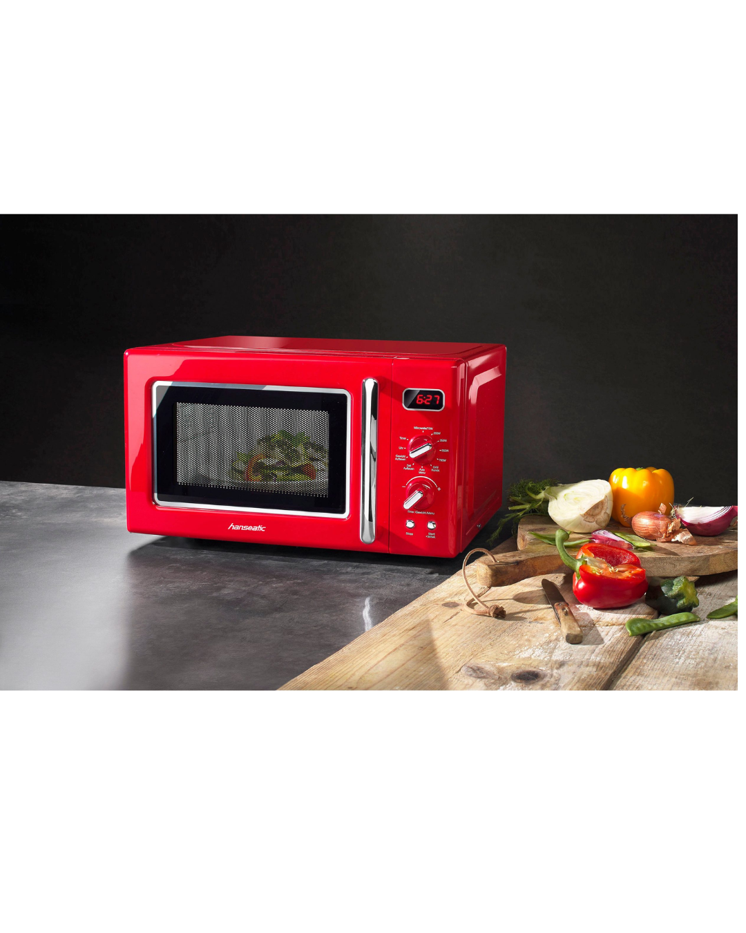 Micro-Ondas - Hanseatic AG720CE6-PM VERMELHO