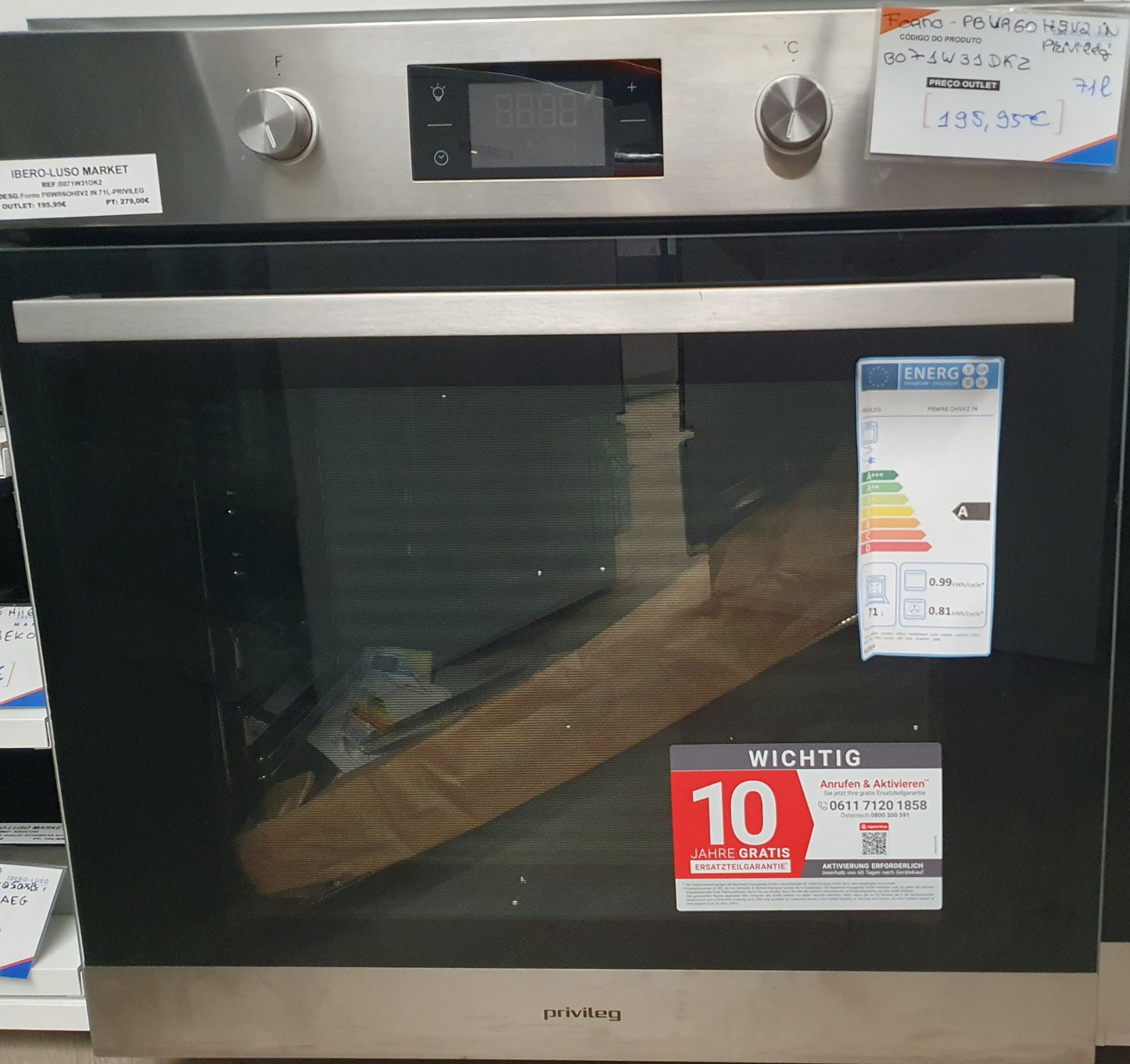 Forno PBWR6OH5V2 IN 71L - PRIVILEG