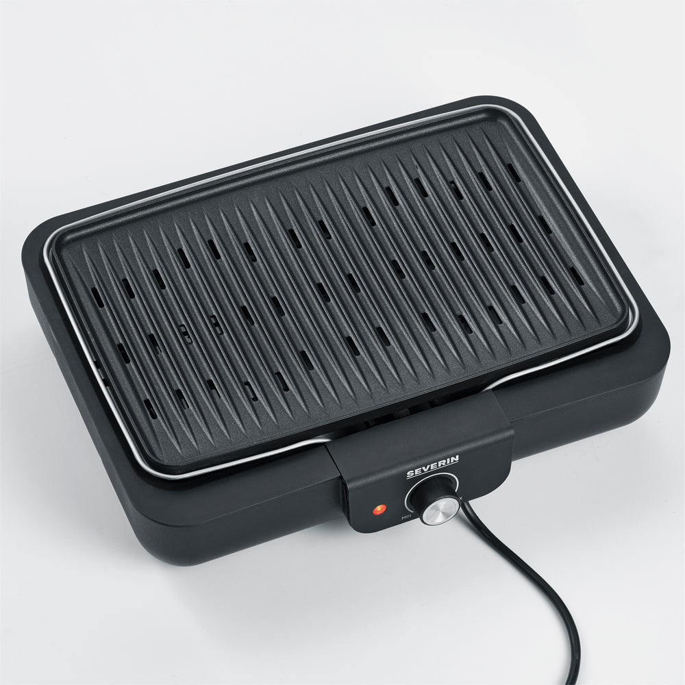 #Grelhador de alumínio fundido c/ revestimento anti-aderente PG8556|37 x 29 cm|2300W - Severin