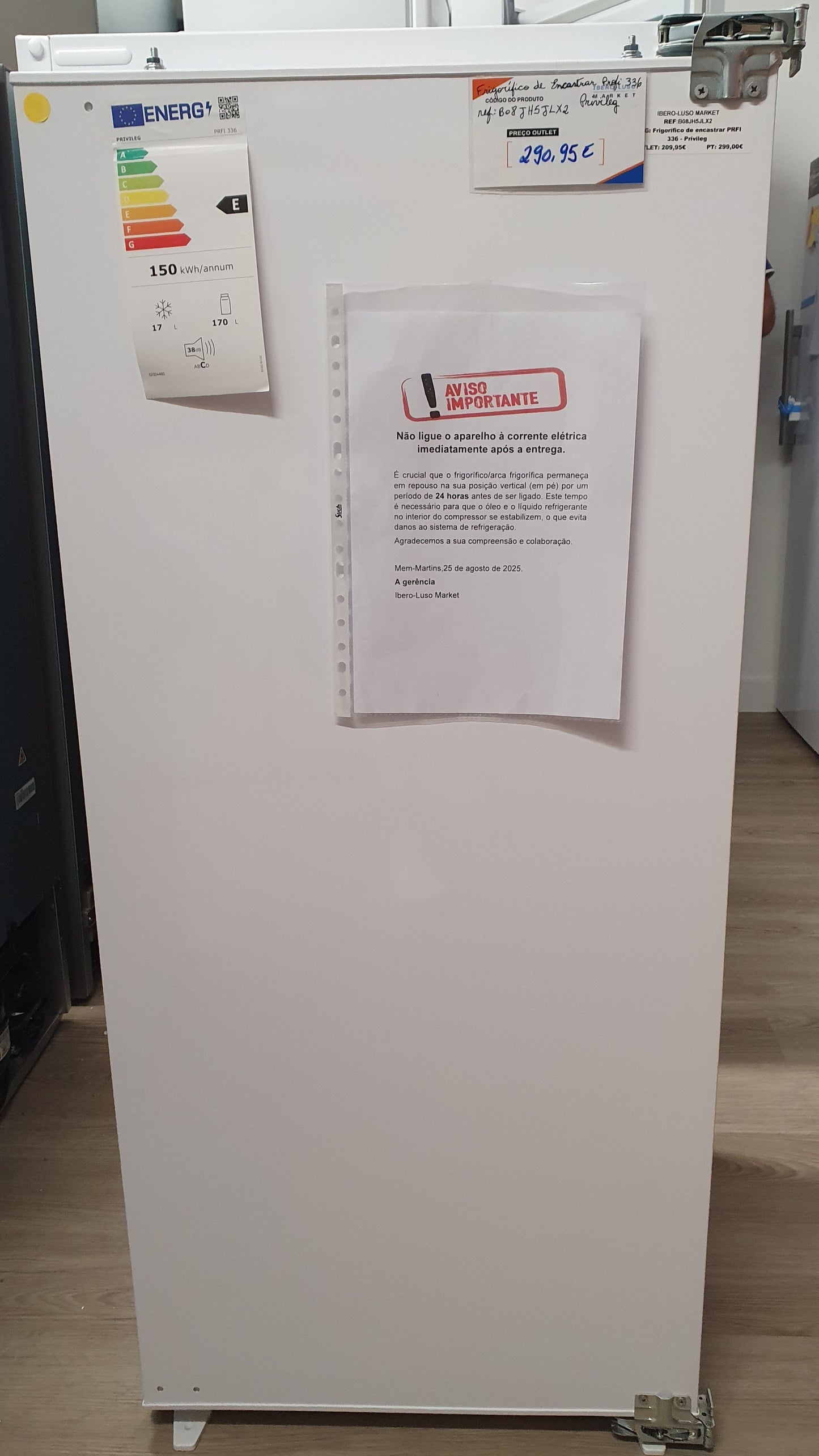 Frigorífico de encastrar PRFI 336 - Privileg