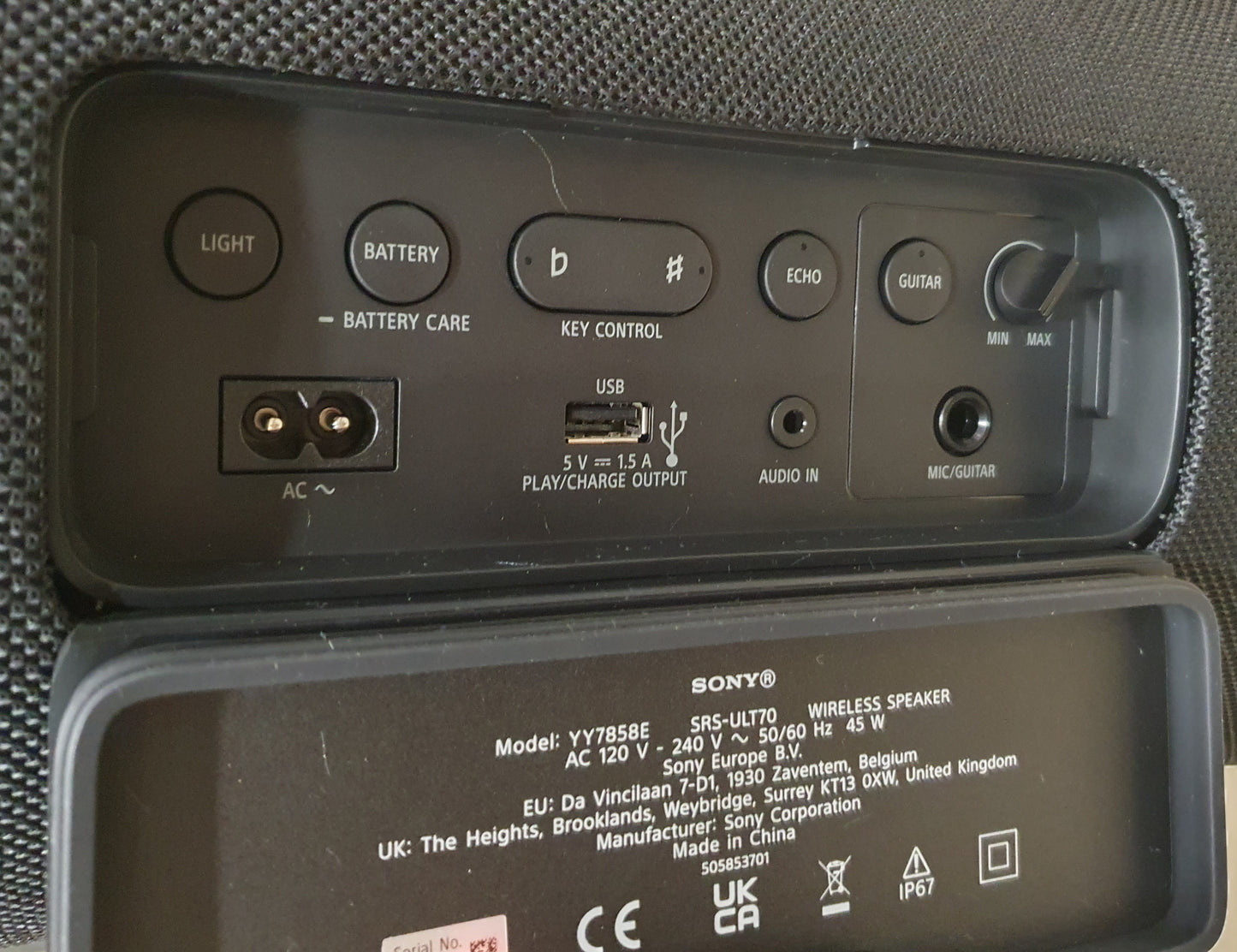 Coluna Boombox Bluetooth Partybox Field 7 SRS-ULT70B - Sony