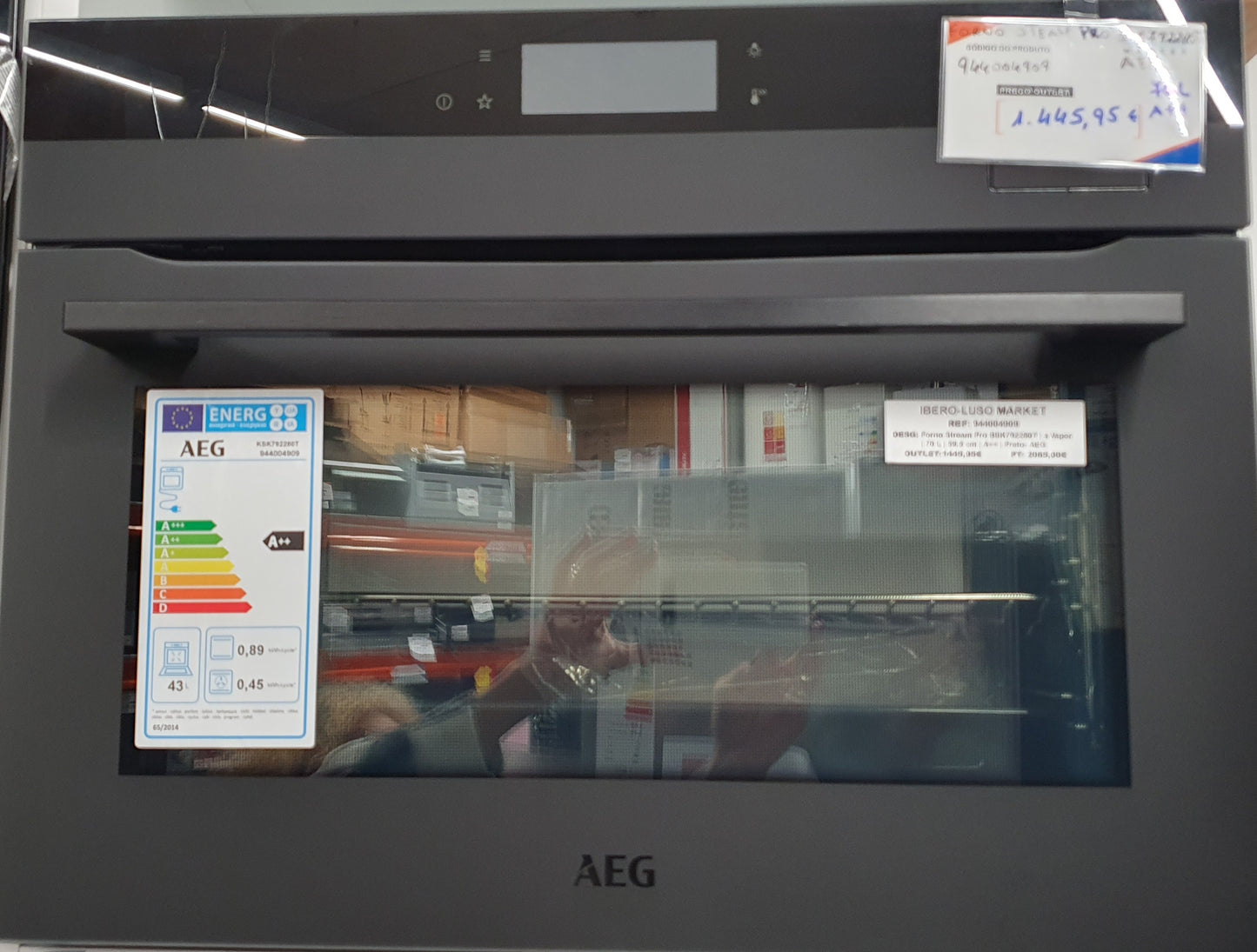 Forno Steam Pro BSK792280T - AEG