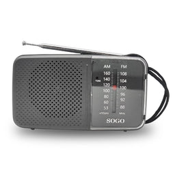 #Rádio de bolso  RAD-SS-8845  a pilhas (2x AA não incluidas) - Sogo