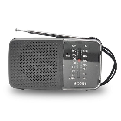 #Rádio de bolso  RAD-SS-8845  a pilhas (2x AA não incluidas) - Sogo