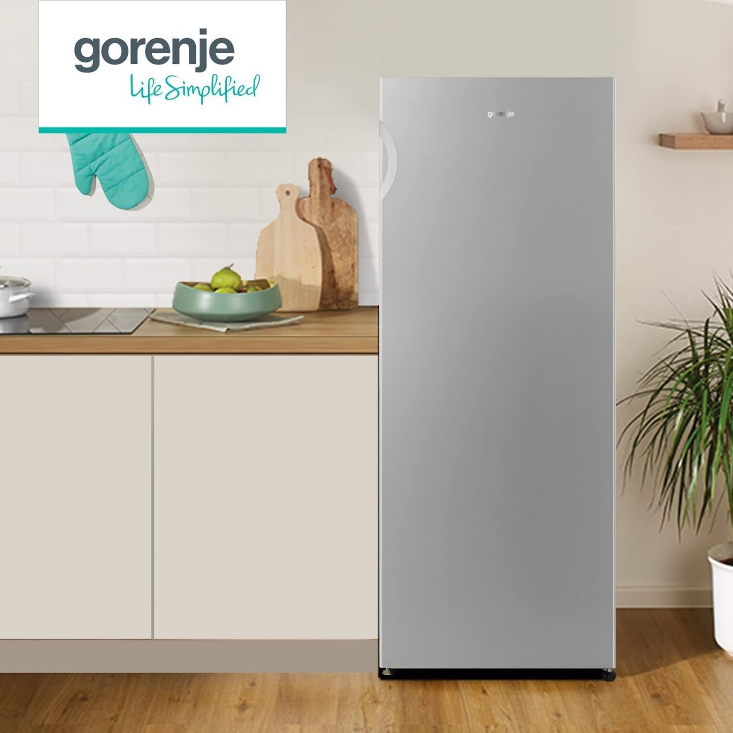 Frigorifico R 4142 PS/ Altura 143,4 cm/ 242 L Prata - GORENJE