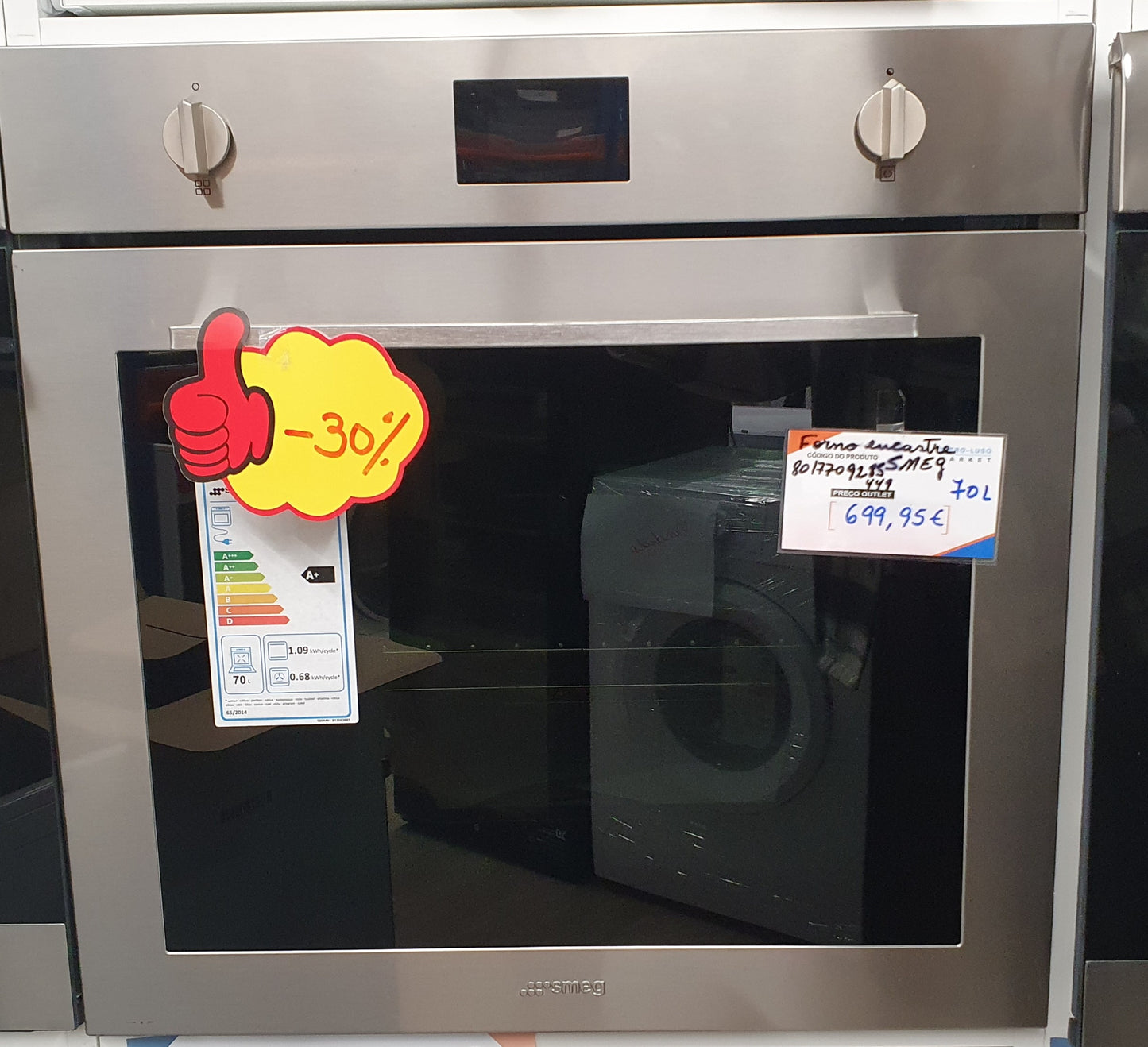 Forno encastre SFP6401TVX1/ 70L - SMEG