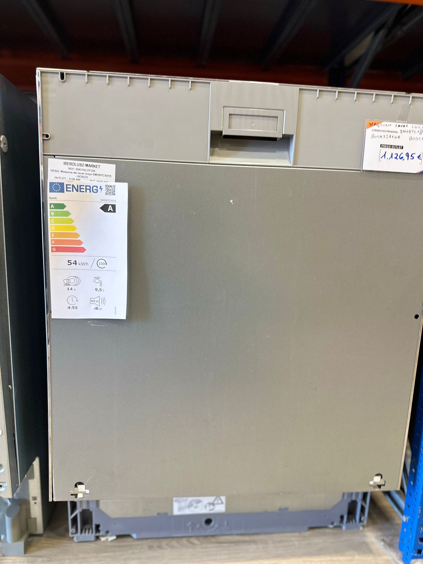 Máquina de lavar loiça encastre SMD8TCX01E - BOSCH