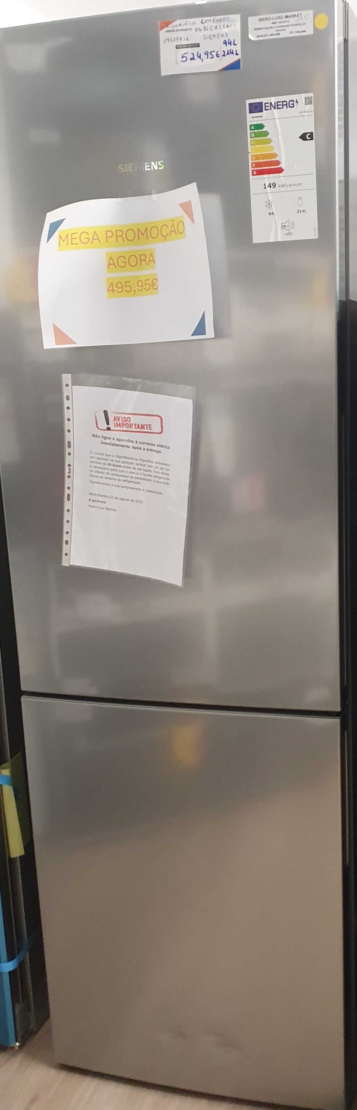 Frigorífico Combinado KG36EALCA- Siemens