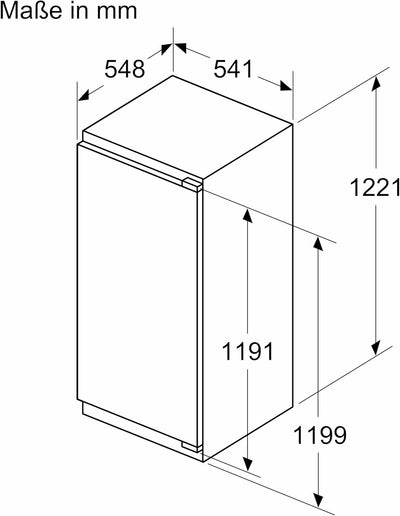 Frigorífico com Congelador Encastre - Siemens KI42LVFE0