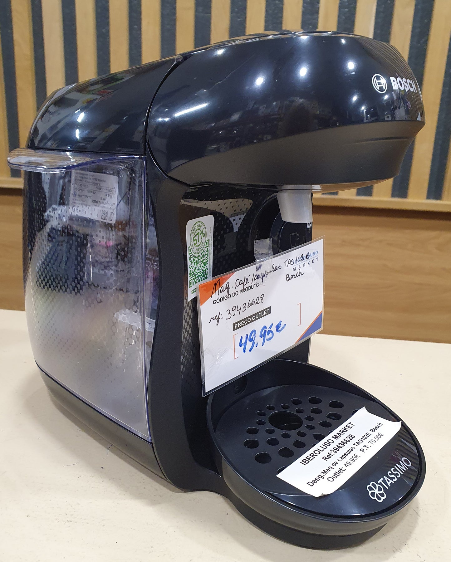 Máquina de Café de cápsulas TAS102E - Bosch