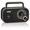 #Rádio  TRA-2235/BK| Funcionamento por pilhas (4x LR6) ou corrente|Preto - Roadstar