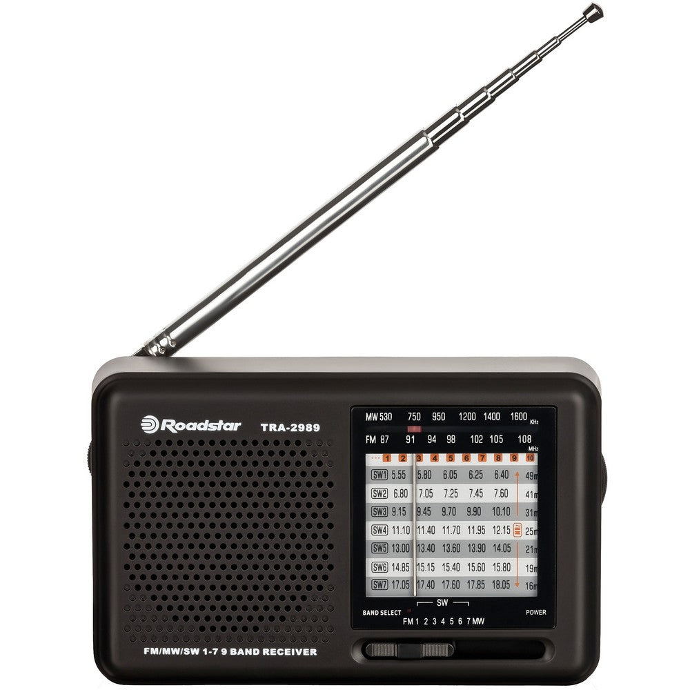 #Rádio  TRA-2989 |Funcionamento por pilhas (2x AA) - Roadstar