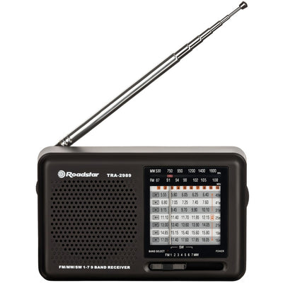 #Rádio  TRA-2989 |Funcionamento por pilhas (2x AA) - Roadstar