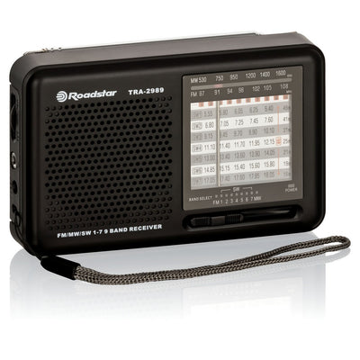 #Rádio  TRA-2989 |Funcionamento por pilhas (2x AA) - Roadstar