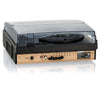 #Gira discos  TTR-8634|Leitor de vinil 33/45/78 rpm| Rádio|Preto  - Roadstar