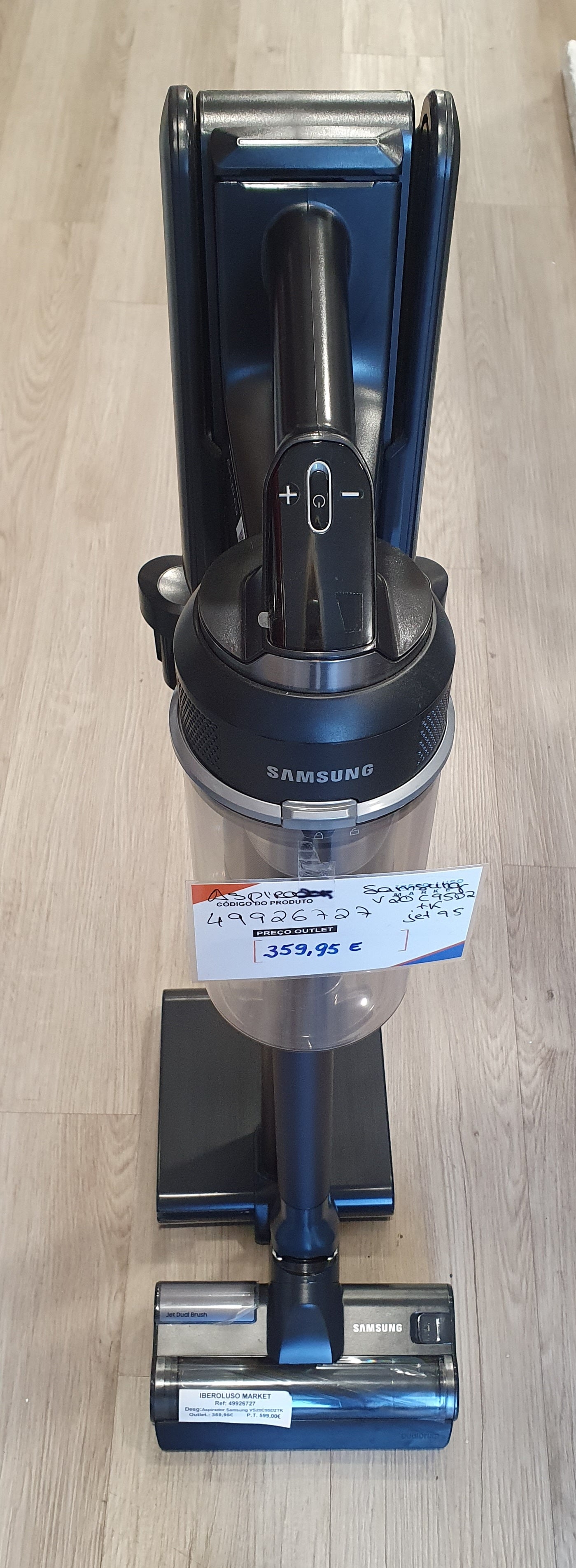 Aspirador vertical  VS20C95D2TK s/fio - Samsung