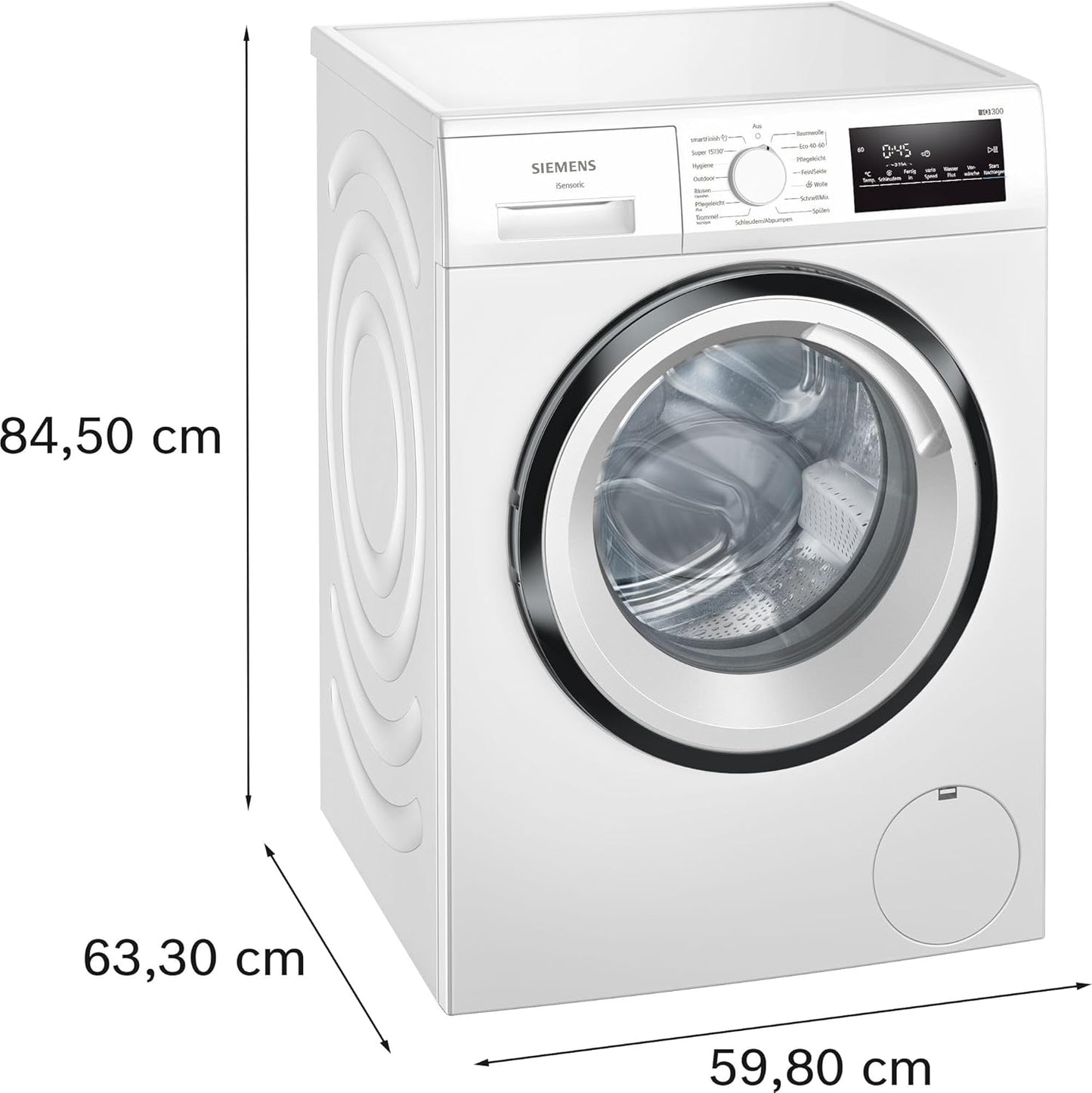 Máquina de lavar roupa WM14N225 iQ300  8Kg - SIEMENS