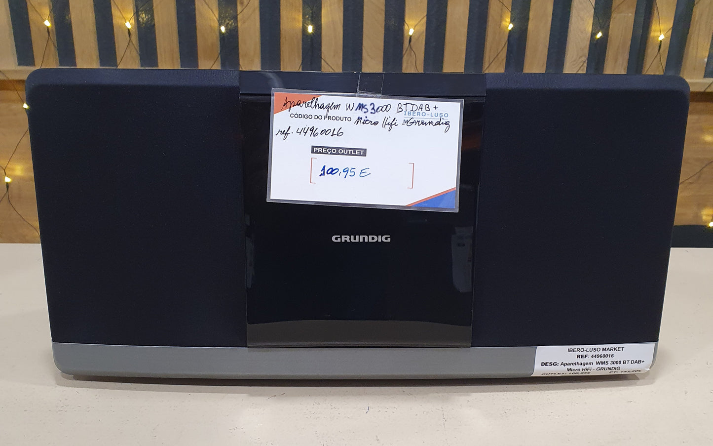 Aparelhagem WMS 3000 BT DAB+ Micro HiFi - GRUNDIG