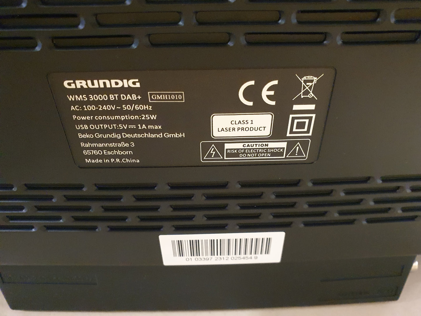 Aparelhagem WMS 3000 BT DAB+ Micro HiFi - GRUNDIG