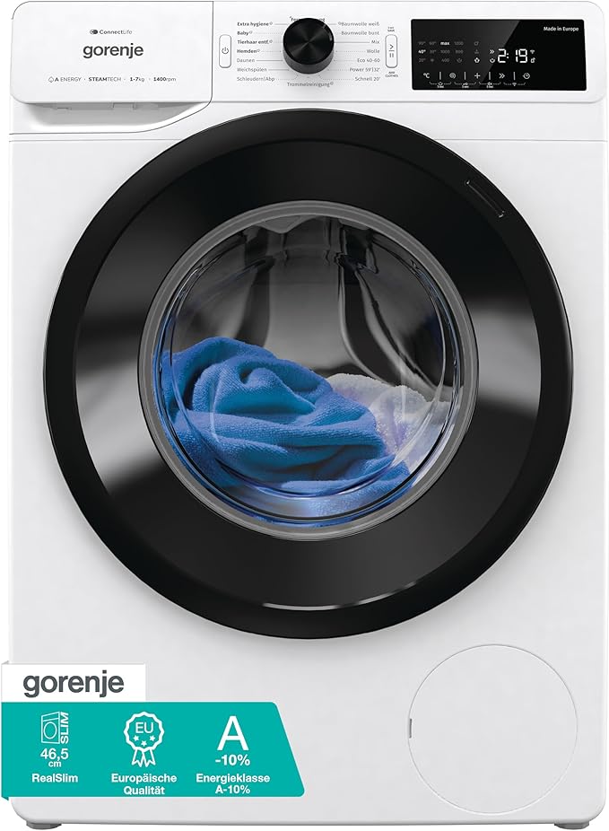 Máquina de Lavar Roupa WPAM74SA1T 7Kg - GORENJE