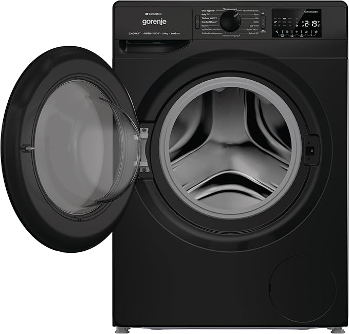 Máquina de Lavar Roupa WPNEI94A1DTSB 9Kg PRETA - GORENJE