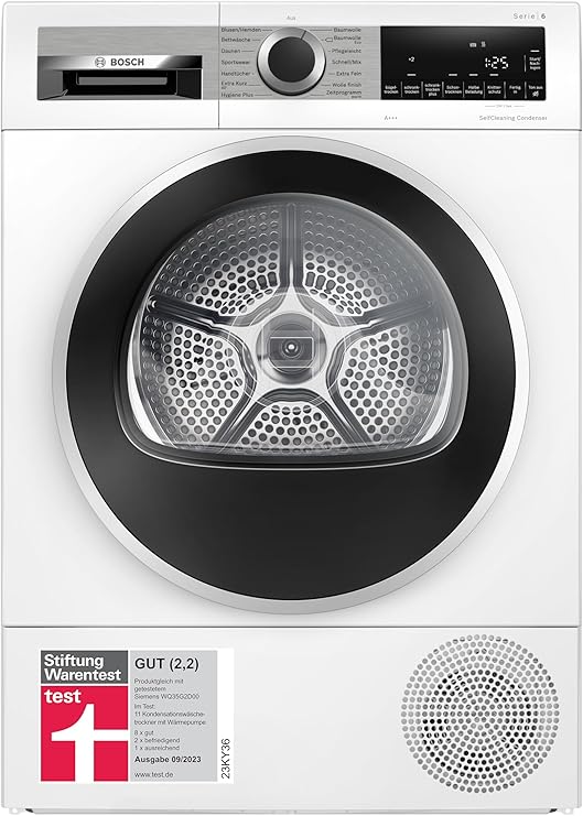 Máquina Secar Roupa - Bomba Calor - WQG235D00 8 KG - BOSCH