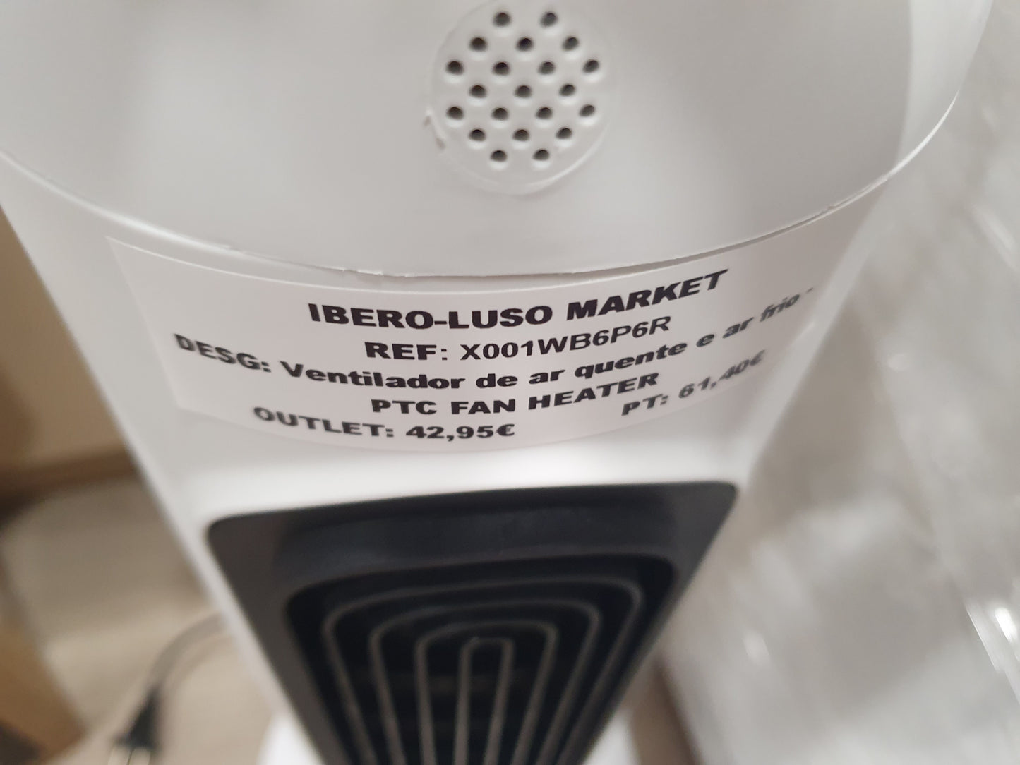 Ventilador de ar quente e ar frio - PTC FAN HEATER