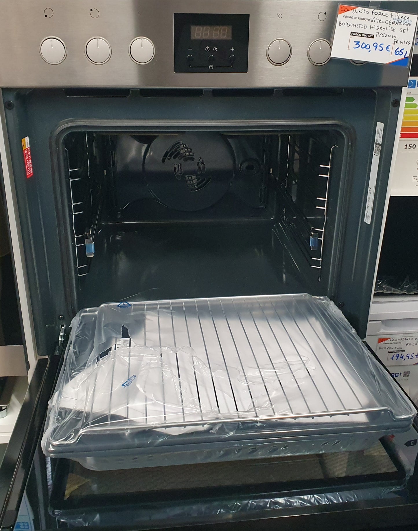 Conjunto de forno c/ placa SET PV520 IN 65 L - Privileg