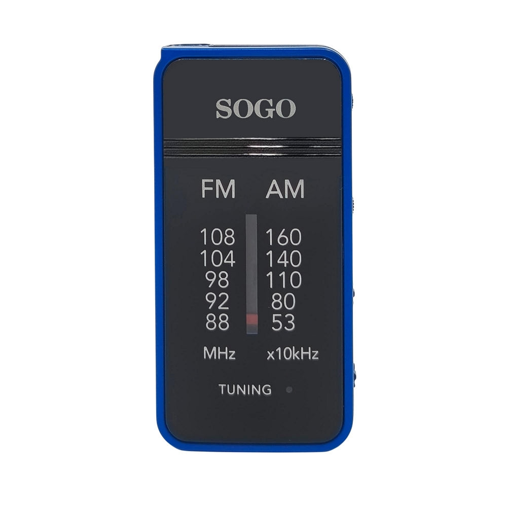 #Rádio de bolso RAD-SS-8865|a pilhas (2x AA não incluídas)s | 8 x 4 x 2 cm- Sogo