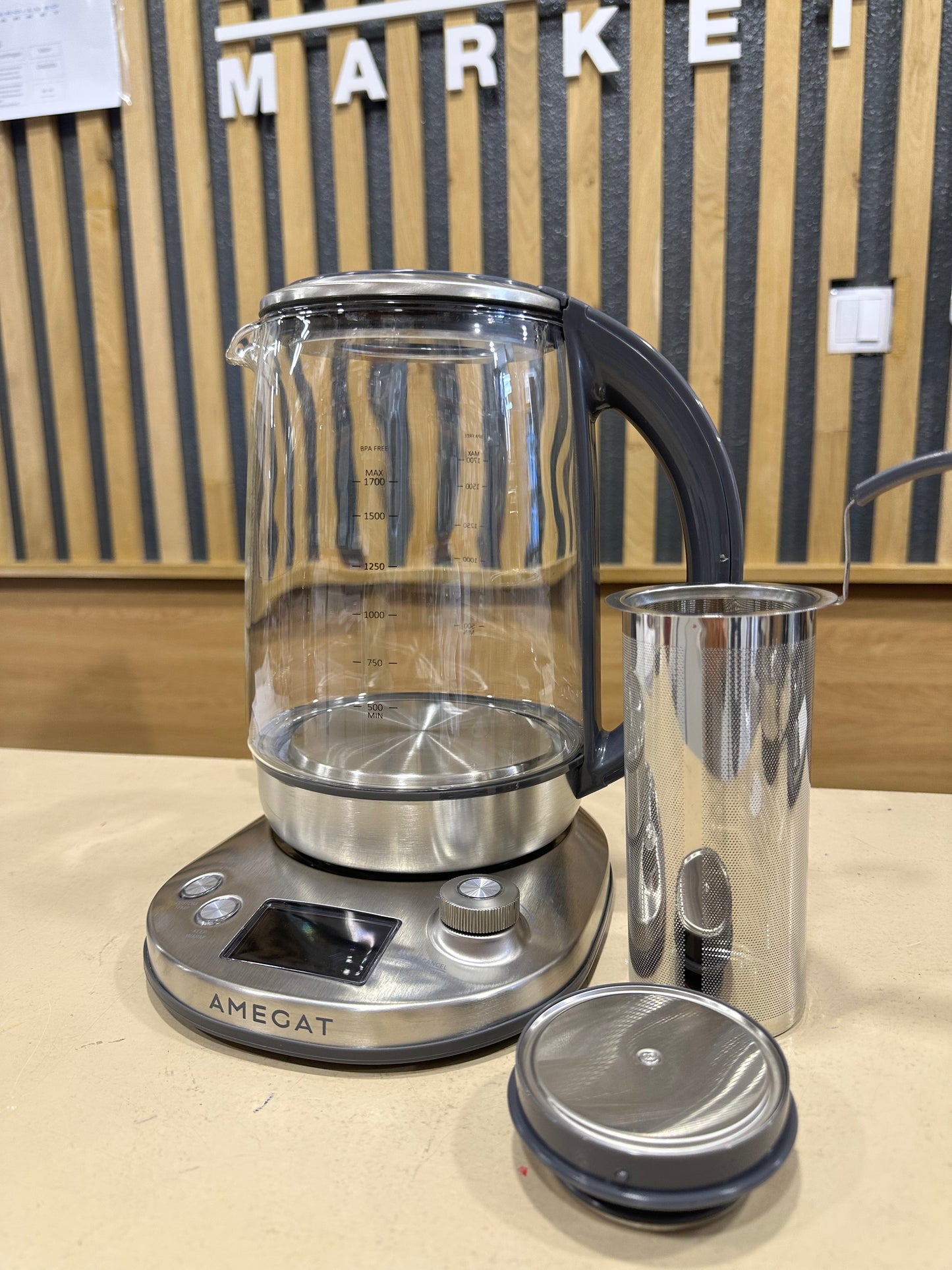 Cafeteira De Cha KEG8041-GS| 2200W- Amegat